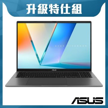 ASUS Vivobook S16 S3607QA 16吋特仕筆電 (SnapdragonX X1 26 100/16GB/4TB SSD/夜幕灰)