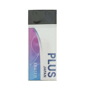 【第2件0元】PLUS 好好擦橡皮擦-黑