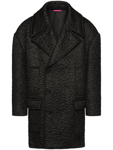 Valentino `Collection` Double-Breasted Coat