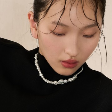 Soft | 立體多層次巴洛克珍珠項鍊