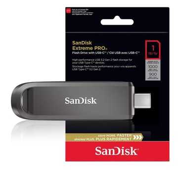 SanDisk CZ890 Extreme PRO 1TB USB-C 金屬 固態隨身碟