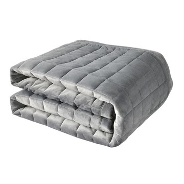 Annabelle 韓系寶寶絨抗菌保暖床墊  灰色  雙人(186 x 150cm)