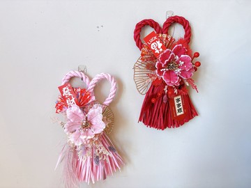 現貨/愛心注連繩/新年注連繩/新年賀禮/過年花禮/注連繩/日式花禮