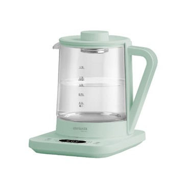 【AIWA 日本 愛華】1.5L 多功能養生壺 AW-KC150 沐青 (蒸籠/養生壺/美食鍋/燉盅/煮茶器)