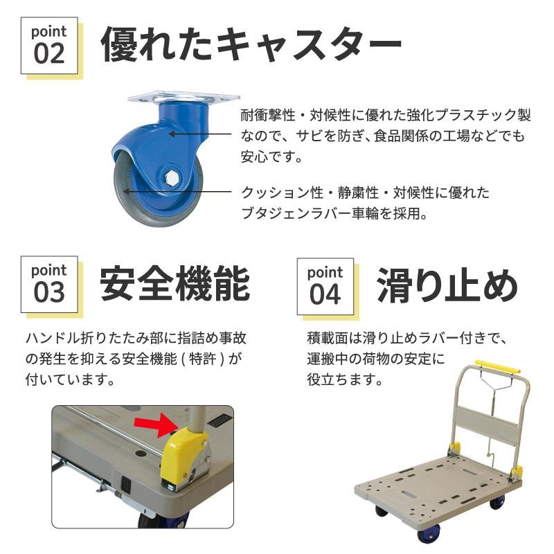 キャリーカート 折りたたみ式 ハンドトラック ハンドキャリー 丈夫 CC-04