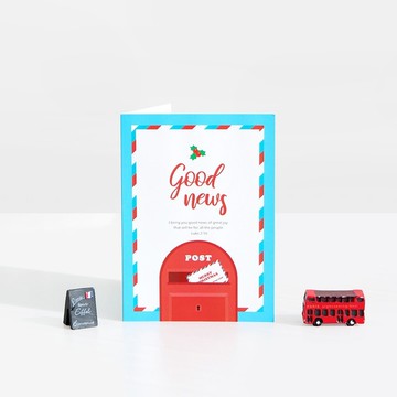 哈囉‧珍系列 耶誕賀卡 09.Good news