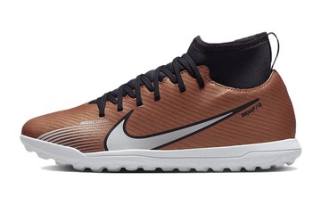 GS NIKE JR MERCURIAL SUPERFLY 9 15 CLUB TF BRONZE BLACK WHITE