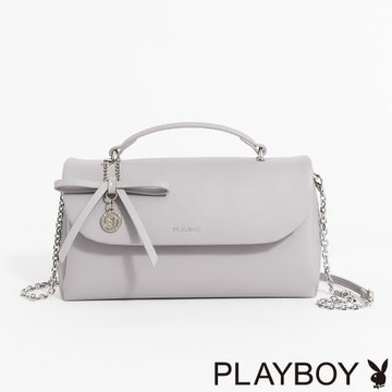 PLAYBOY - 翻蓋斜背包  Daily Sweetness系列 - 紫色