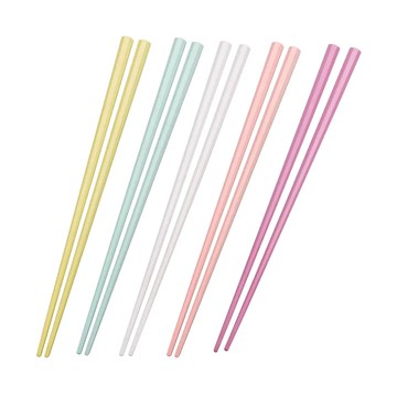 [家速配]日式八角耐熱筷-彩色(5雙入)