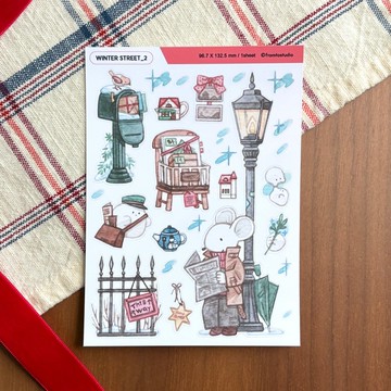Winter Street_2 封套貼紙