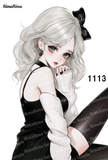 1113 原創貼紙 原創人物貼紙 貼紙 標籤 RimaRima RimaRima