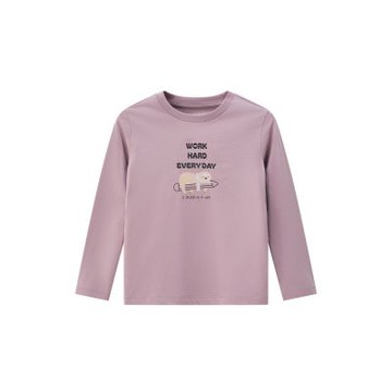 GIORDANO 童裝美好生活印花長袖上衣【雙色任選】