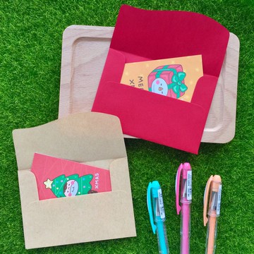 聖誕小卡信封 5入