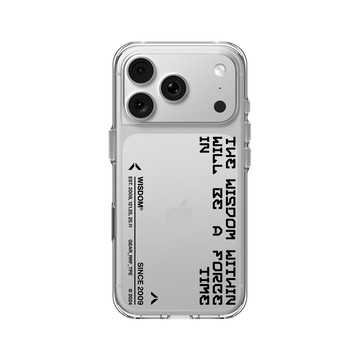 iPhone 18 Pro Clear Case（相機按鈕） 透明 - WISDOM - TIME SIGN