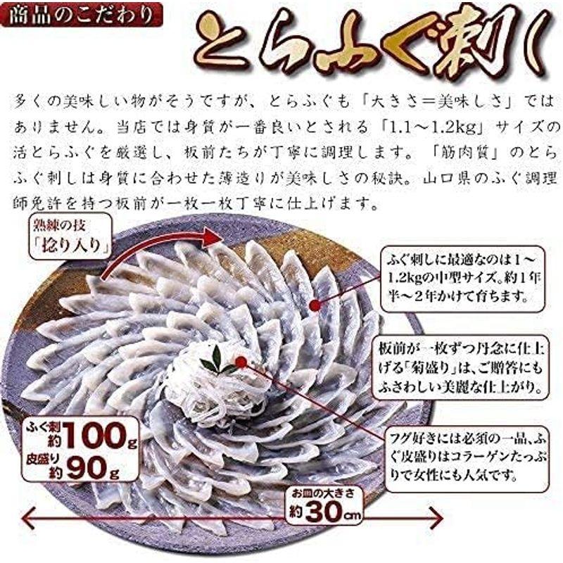 山口直送「特典付得々ふぐ鍋・刺身セット4-5人前超冷」 特典：天然フグ白子約150g