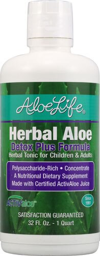 Aloe Life Herbal Aloe Detox plus Formula 32 fl oz