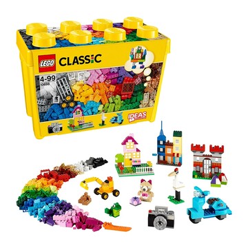 LEGO 10698 大型創意拼砌盒桶 Large Creative Brick Box  多色  1盒