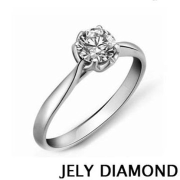 JELY 浪漫頂級0.30克拉H&A八心八箭完美車工鑽戒