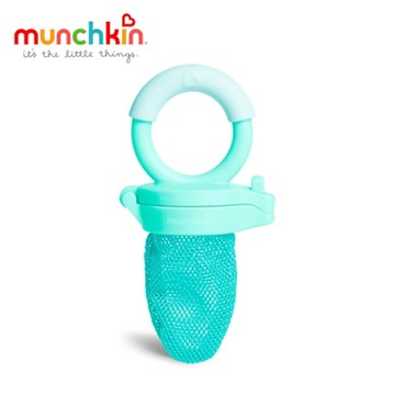 【munchkin】嬰兒新鮮食物咬咬訓練器-薄荷綠