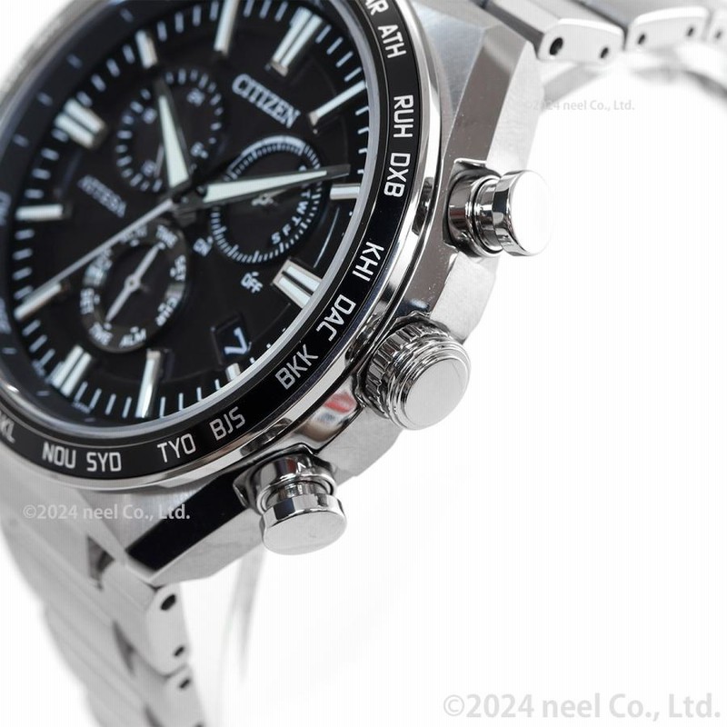 CitizenアテッサACT Line CB5966-69E メンズ シルバー