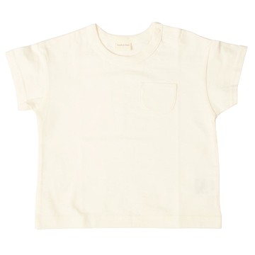 akachan honpo - 短袖經典T恤-天竺材質-米白色