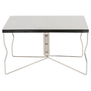 RED SNOW 萬用便攜小置物架 附收納袋 輕巧耐用 露營置物好幫手  1層  1組  銀色 + 黑色