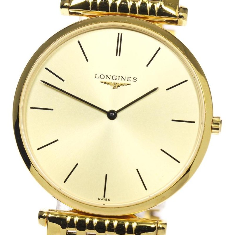 LONGINES】ロンジン グランドクラシック L4.709.2 クォーツ メンズ