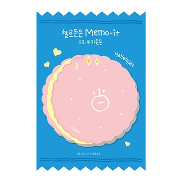 Hello DunDun 哈囉 登登系列 插畫造型便利貼 03.餅乾