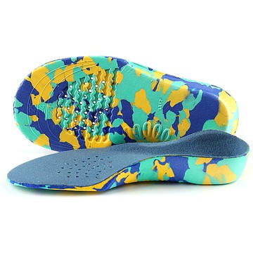大友los2069天鵝絨迷彩兒童男女寶寶足弓扁平足矯形鞋墊足內翻足弓支撐矯形
