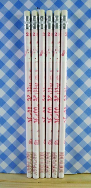 【震撼精品百貨】Hello Kitty 凱蒂貓~HELLO KITTY鉛筆6入-玫瑰(2HB)