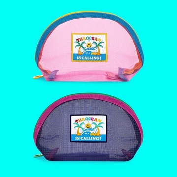 【blank.】Wiggle Wiggle 半透明網紋包-粉色/藍色/黃色