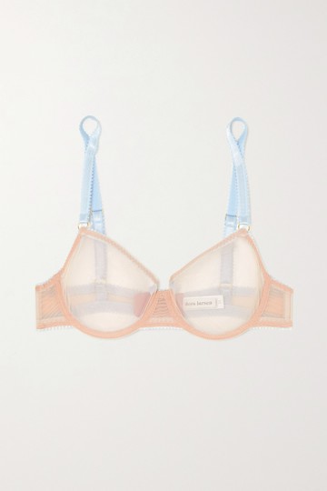 Dora Larsen - + Net Sustain Margo Clean Stretch-tulle Underwired Bra - Baby pink - 32E