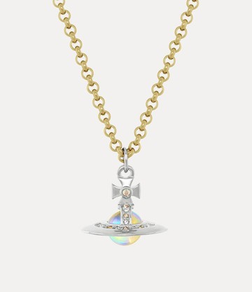 Vivienne Westwood Man. New Tiny Orb Pendant Necklace Platinum-gold-crystal-ab-white-crys Platinum-gold-crystal-ab-white-crys Men