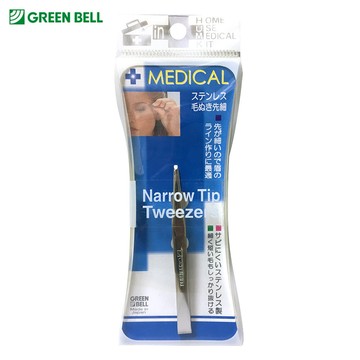日本green bell不銹鋼細頭拔毛夾 no.2-008