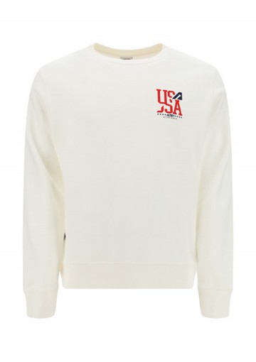 Autry - Iconic Action Sweatshirt - Mens - White