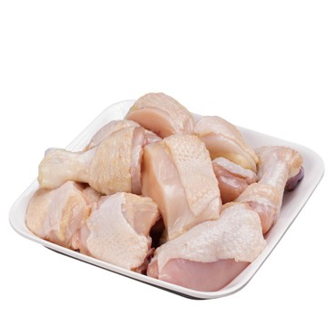 約克街肉舖 天然放牧無毒黑羽土雞切塊2包 (1000g+-10%/包)