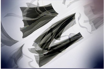 OKMT新七天咕卡貼紙PET手帳膠帶 黑紗-PET貝殼光-6cm*5m-100cm