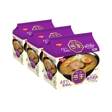 Nissin \"Raoh\" Tonkotsu Shoyu (5-Pack x 3 Sets)