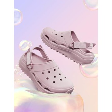 斯凱奇怪獸泡泡鞋秋季新品女子拖鞋沙灘涼鞋增高厚底百搭洞洞鞋