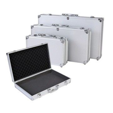 鋁合金手提式工具箱 手提箱 鋁箱 儀器 設備 器材 文件 收納箱 海綿 多功能 小行李箱 五金工具箱 家用維修證件工具箱