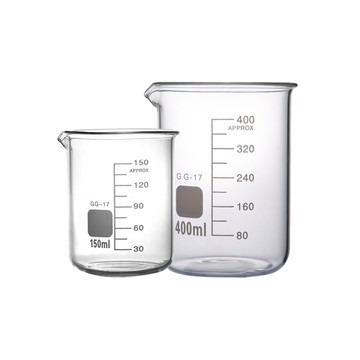 量杯燒杯 2入瓶子 咖啡淬取杯 150ml 耐熱杯 咖啡燒杯 萃取杯 玻璃牛奶杯 醬汁盅 玻璃濃縮杯 165-GCL150