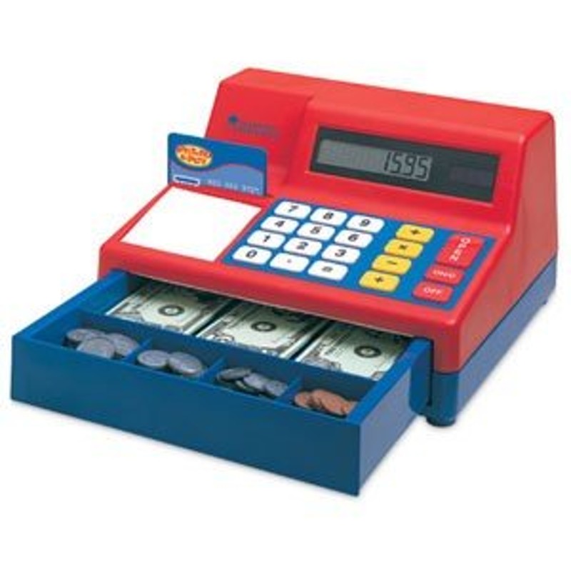 Learning Resources Pretend ＆ Play（R） Calculator Cash Register 電卓式レジ 米ドル付き  LER 2629 | LINEショッピング