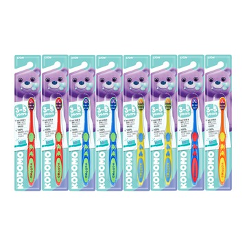 KODOMO 兒童牙刷 3-5歲適用 火箭款（顏色隨機）  8支  1組