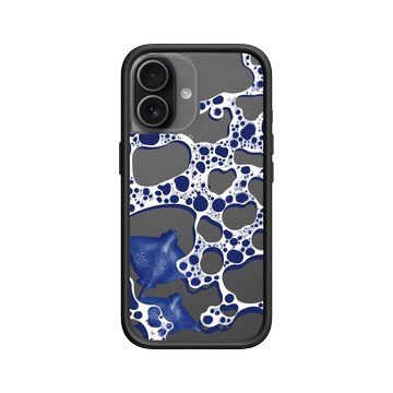 iPhone 17 Mod NX -邊框背蓋組合 (相機按鈕) 黑 - Ocean Collection: Let's Sea 海洋系列：一路向海 - 與魟同游