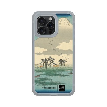 iPhone 15 Pro Max AirX 流變灰 - Van Gogh Museum - 吉原：富士沼澤中漂浮島嶼之野 - 歌川廣重