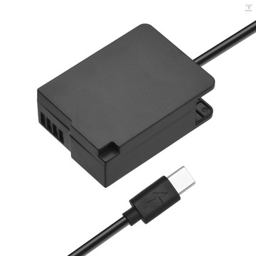 國際牌 Andoer DMW-DCC8 虛擬電池 USB-C 耦合器適配器 BLC12 虛擬電池耦合器,帶 USB Ty