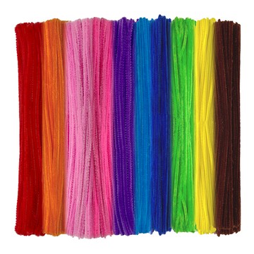 Mandeul Hobby 彩色細絨毛鐵絲  1套  彩色