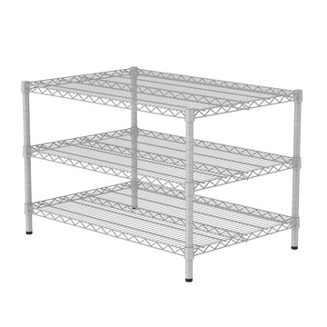 特力屋 烤漆三層架寬90深60*高60公分(白)