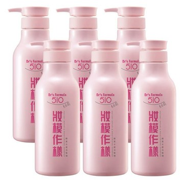 《台塑生醫》Dr's Formula 510妝模作樣順直水感洗髮精600g x6入 ｜七夕情人｜生日禮物｜巨蟹座｜勞動節｜頭髮｜女性｜好朋友｜喜歡你｜暖心室友