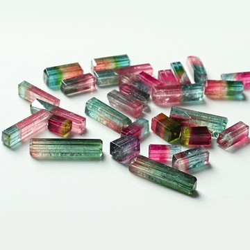 掌柜截胡-玻璃體西瓜碧璽原礦 DIY手鏈吊墜 量少福利老朋友優先